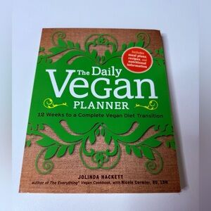 The Daily Vegan Planner - Green and Brown